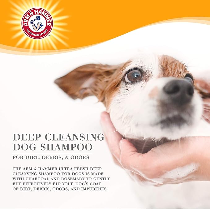 Arm & Hammer Ultra Fresh Shampoos, Conditioners, and Sprays for Dogs | Arm & Hammer Baking Soda Neutralizes Bad Odors for an Advanced Clean Deep Cleansing Shampoo
