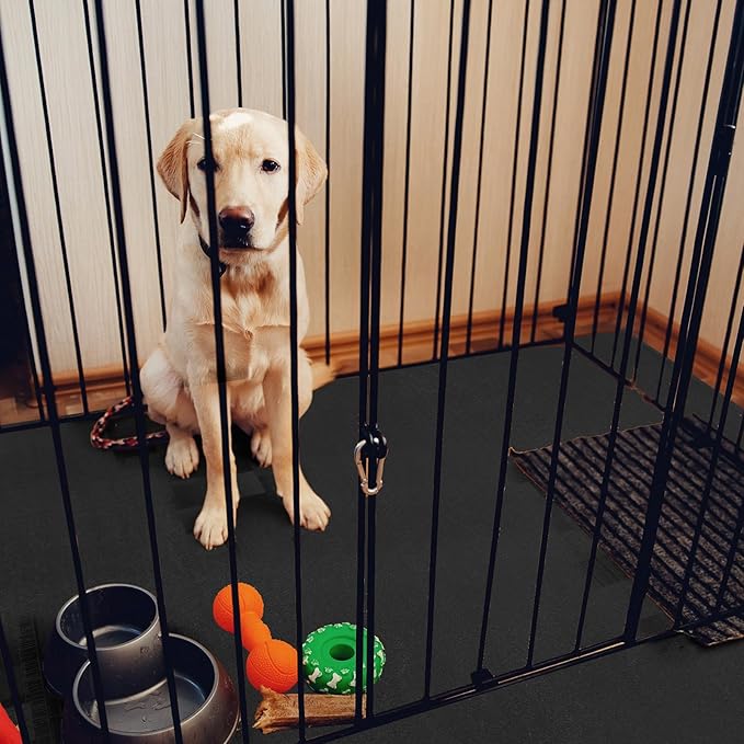 PVC Pet Crate Floor Protection Mat 24" X 38" XXL Washable Floor Covering Reusable Waterproof Non Slip Rug Whelping Pad for Pet