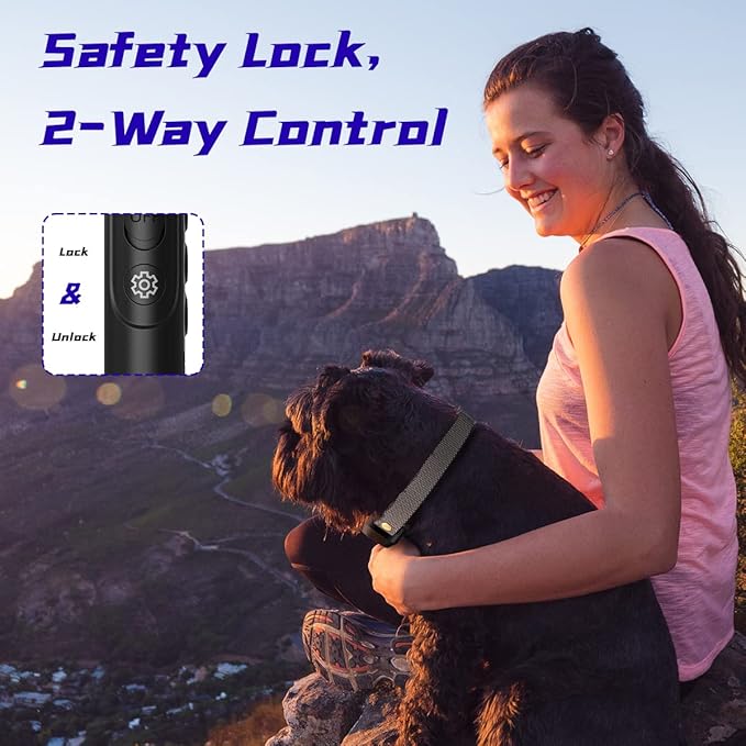 Dog Training Collar with 3300Ft Remote Range 4 Training Modes for Larde Medium Small Dogs Waterproof Electric Collar