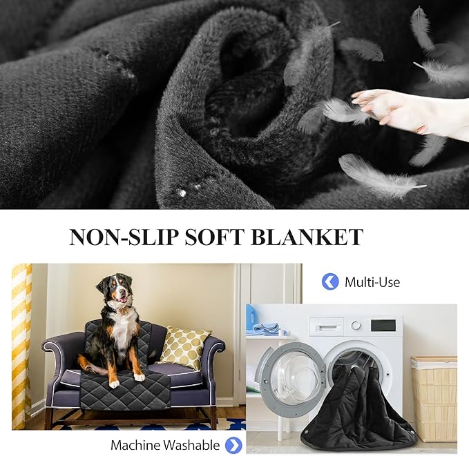 Back Seat Extender for Dogs Truck-with Soft Blanket, Truck Dog Seat Cover Back Seat Hard Bottom Holds 400lbs, Sturdy Pet Seat Covers for Trucks, Waterproof Backseat Dog Hammock for Truck