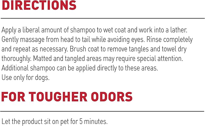 Nature's Miracle Skunk Odor Control Shampoo & Conditioner Lavender Scent 32 Ounces, Odor Control Formula (Pack of 2)