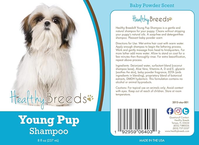 Healthy Breeds Shih Tzu Young Pup Shampoo 8 oz