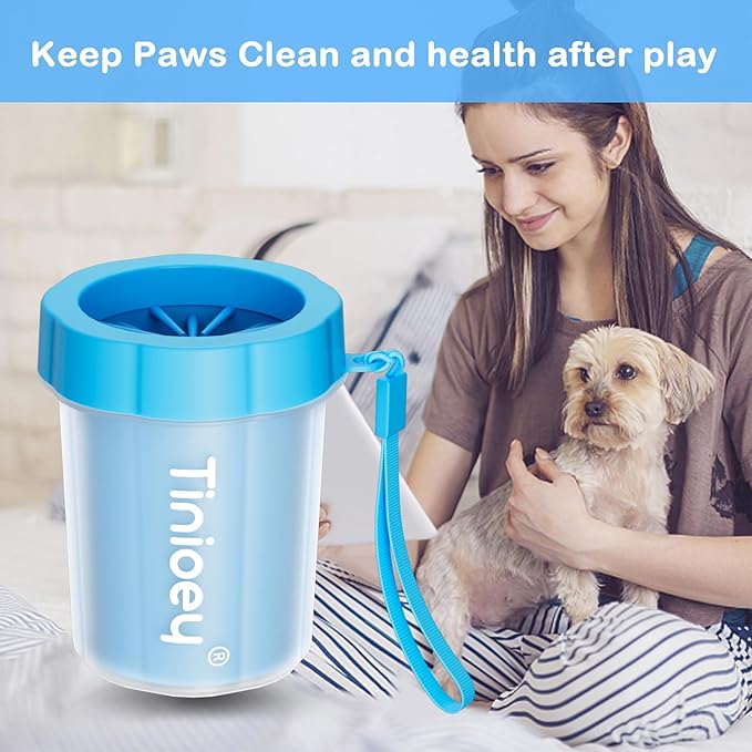 Dog Paw Cleaner for Small Dogs, Dog Paw Washer, Muddy Paw Cleaner, Pet Foot Cleaner, Dog Paw Protector Kit