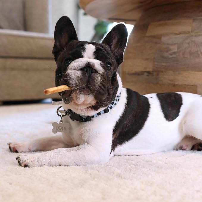 Collagen Sticks for Dogs Real Salmon 25ct - Long Lasting Dog Chew High Protein, Highly Digestable Bully Stick