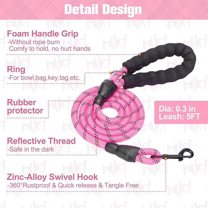 BEAUTYZOO Small Dog Harness and Leash Set,Step in No Chock No Pull Soft Mesh Dog Harnesses Reflective for Extra-Small/Small Medium Puppy Dogs and Cats, Plaid Dog Vest Harness for XS S Pets, Pink XXS