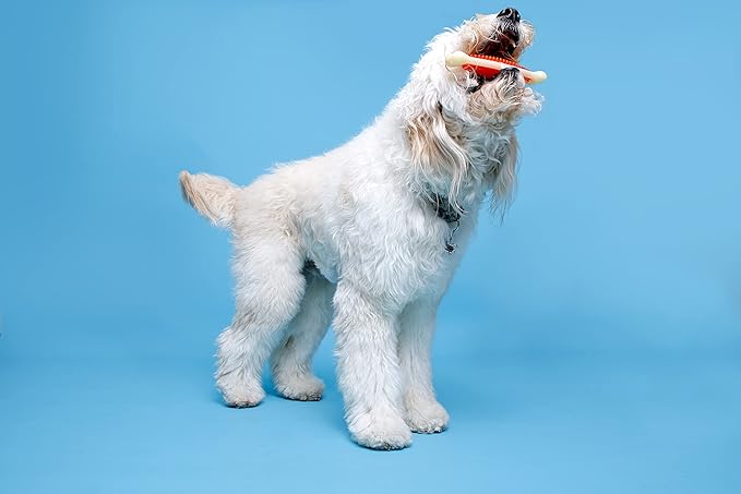 Hartz Chew 'N Clean Tuff Bone Bacon Scented Dental Dog Chew Toy - Extra Large