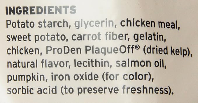 Indigenous Dental Health Bones Carrot Pumpkin Flavor