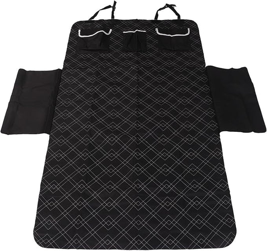 Pet Cage Cover, 8 Panel Rectangle Dog Playpen Mesh Top Cover Pet Cage Shade Security Protector for Outdoors Indoors