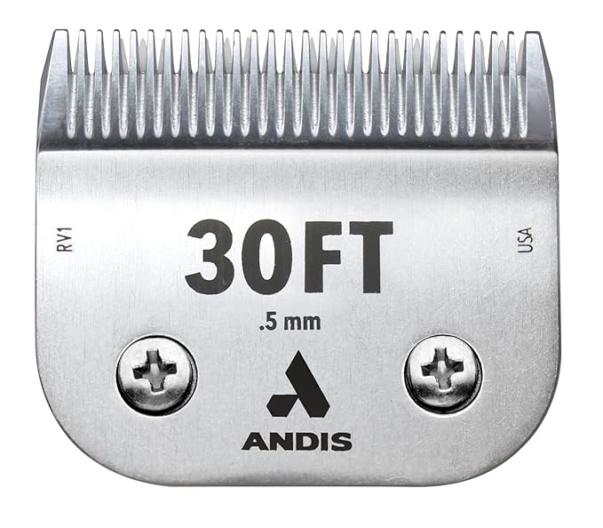 Andis 560188 CeramicEdge Clipper Blade #30 22T Upper / 26T Lower, Stainless Steel