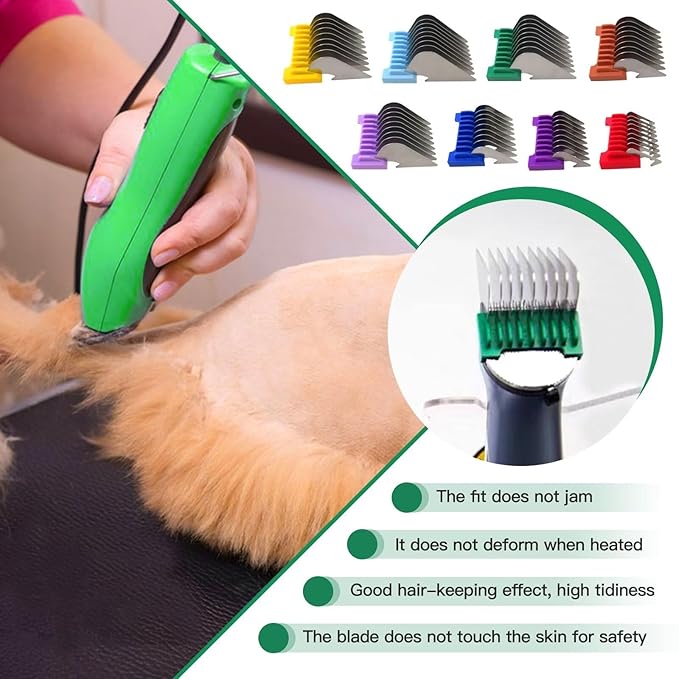 Animal Stainless Steel Attachment Guide Comb for 5-in-1 Detachable Blade, For Wahl Bravura, Arco, Chromado, Figura, and Motion, Pet, Dog, Cat, Horse Clippers