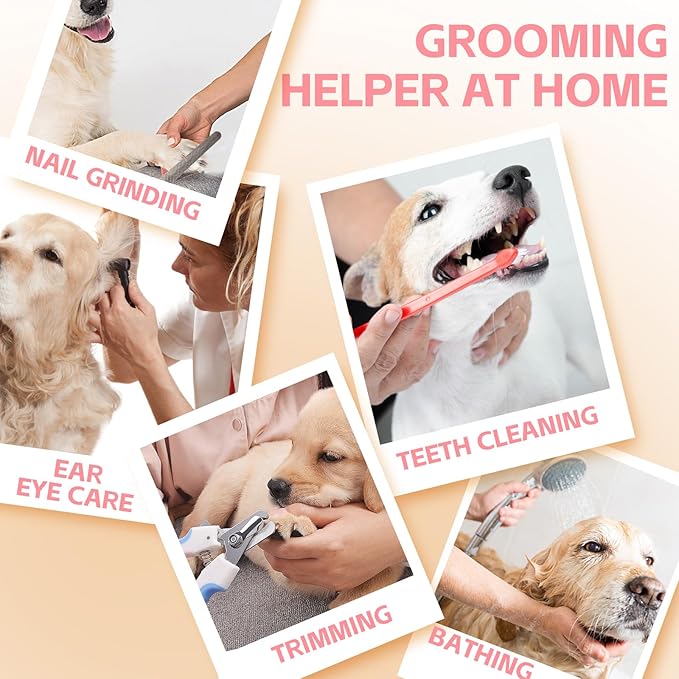 Dog Grooming Hammock for Medium/Large Dogs with Nail Clippers/Nail Trimmers, Dog Grooming Harness for Nail Trimming, Pet Grooming Sling Helper