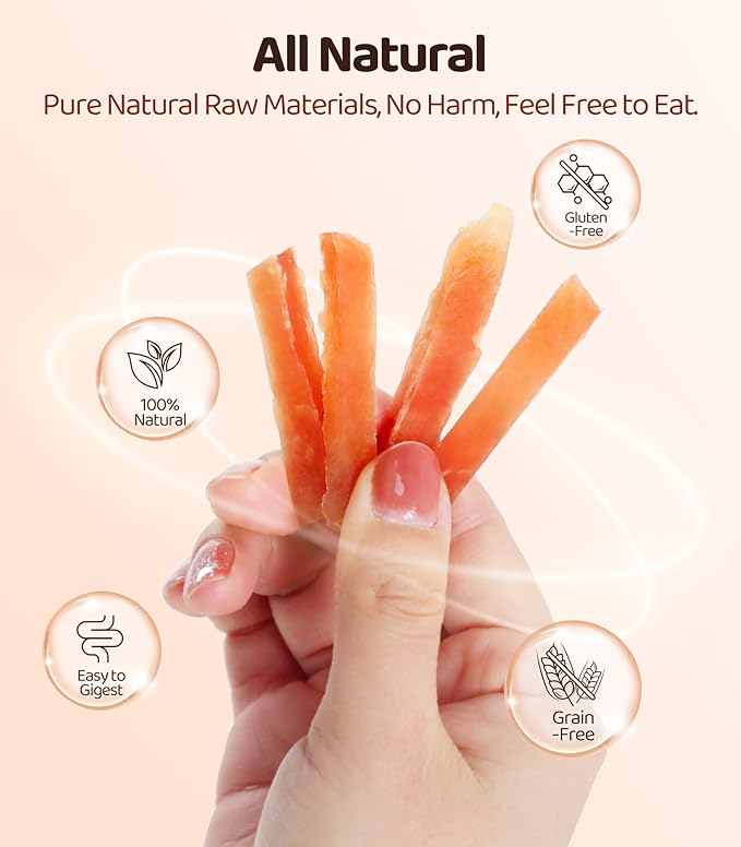 Chicken Slices, Real Chicken, 16OZ, Training Reward Snacks, Rawhide-Free, Dog Pet Food