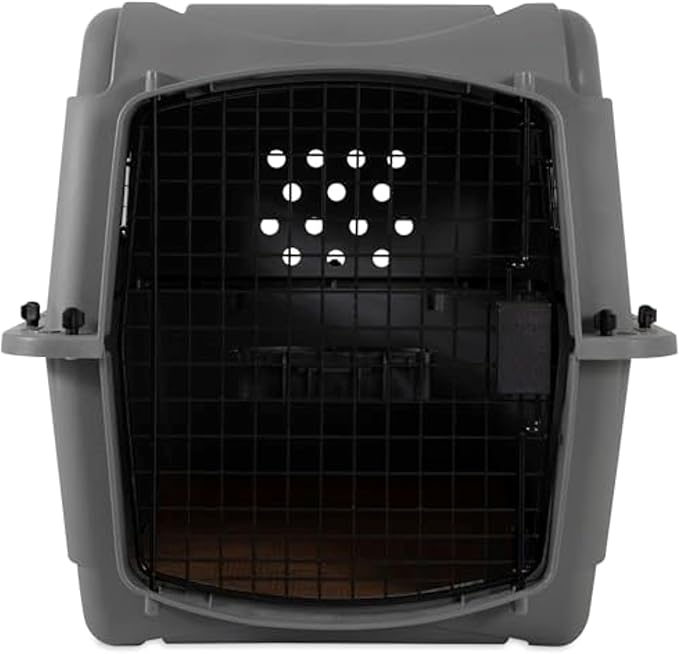 Petmate Sky Kennel - For Air and Travel, Airline Approved Dog Crate for Pets up 15-30 lbs, Heavy Duty Dog Kennel, Made in the USA- 28 Inches