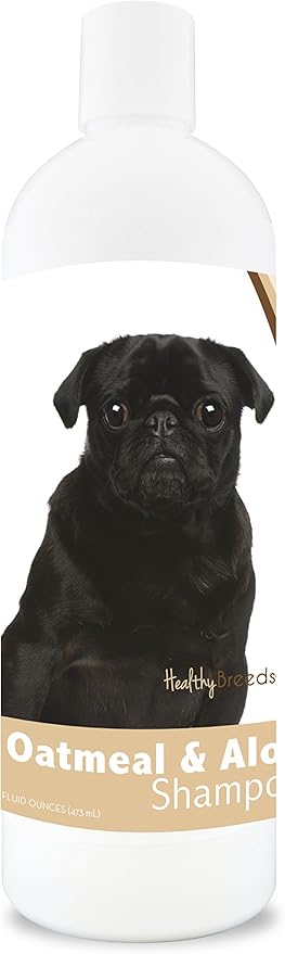 Healthy Breeds Pug Oatmeal Shampoo with Aloe 16 oz