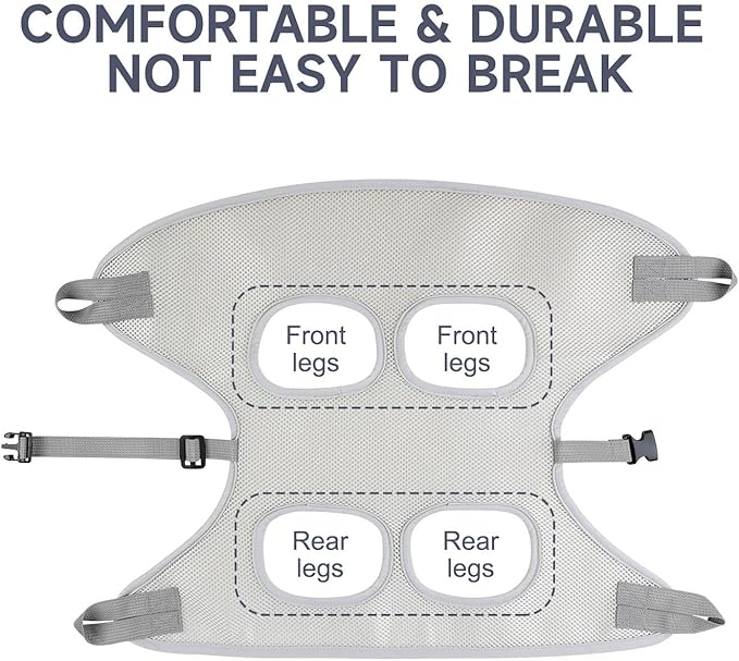 Dog Grooming Hammock, Dog Grooming Harness, Dog Nail Trimming Restraint, Dog Grooming Tools, Dog Nail Clippers for Small Dogs,Grooming Hammock for Small Dogs, Pet Grooming Hammock