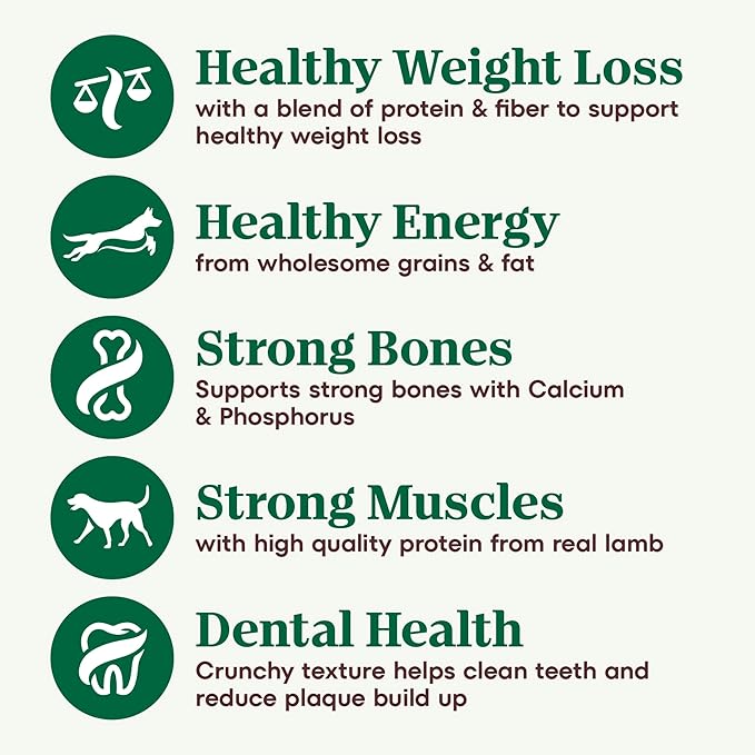 Nutro Natural Choice Adult Healthy Weight Dry Dog Food, Lamb and Brown Rice Recipe, 30 lbs.