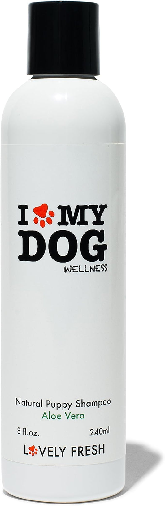 Puppy Gentle Shampoo - All Natural Grooming Product - Aloe Vera - Soothes Skin - Conditions Coat - Perfect for Pet Sensitive Youthful Skin - Premium (8 Fl. Oz)