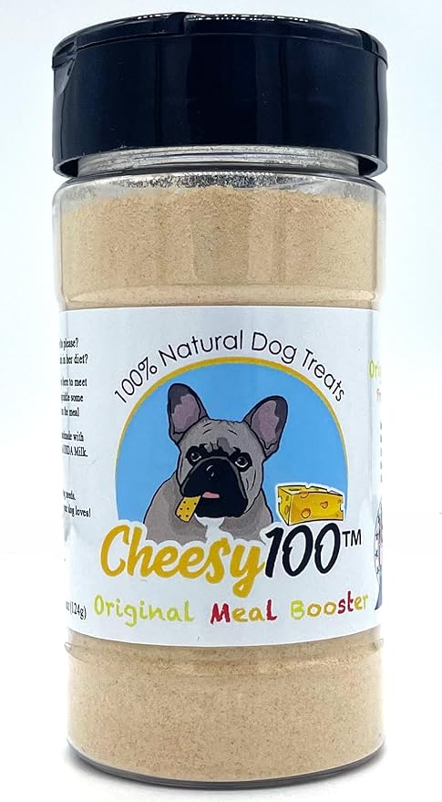 Cheese Meal Booster 4.4oz | US-Crafted for Picky Eaters | Natural Appetite Stimulant | Dog Gravy Topper for Dry Food | Single Protein & High Protein