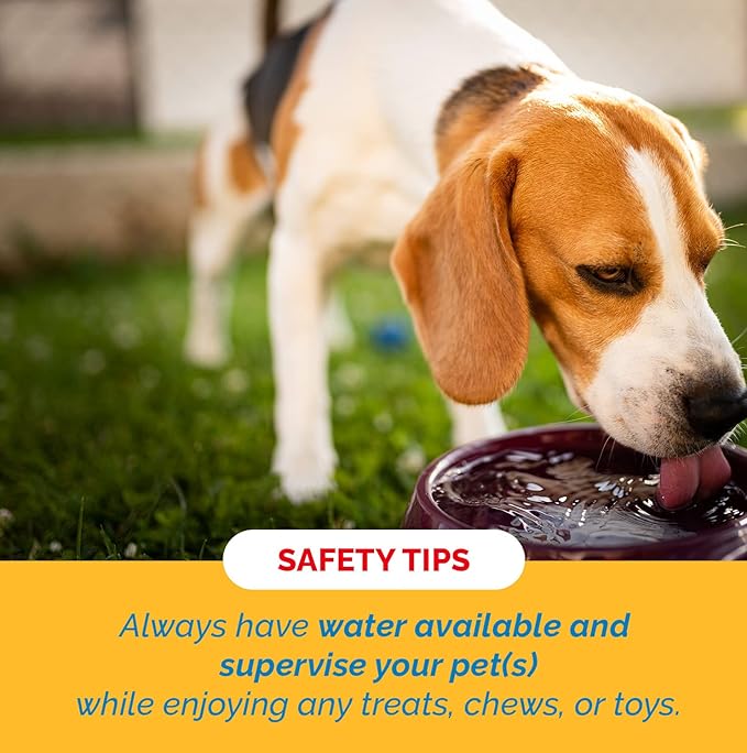 Filled Cow Hooves for Dogs, Delicious Beef Flavor, Stuffed Natural Beef Hoof Dog Chews, Tasty Treats for Dog, Made from Premium Brazilian Cattle, Pack of 3 Count