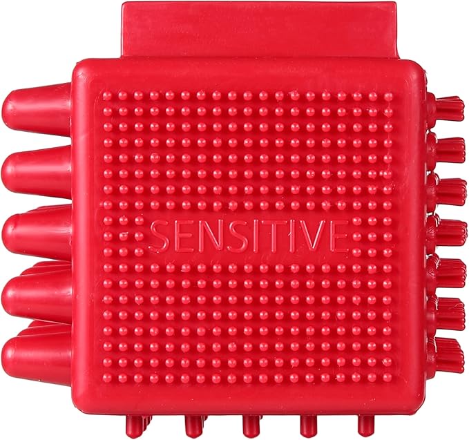 CHI for Pets Multi-Function Grooming Cube: 5-Sided Brush with Removable Bristles, Massage Tool, Paw Cleaner for Small Dogs