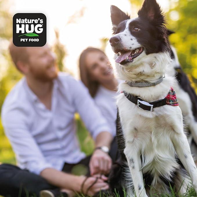 Nature's HUG Dry Dog Food, for Adult-Medium & Large Breeds, 20 lb. Chicken Flavor Plant-Based Protein Vegetarian Kibble, Grain-Free, Allergen-Free, Complete Protein & Balanced Nutrition