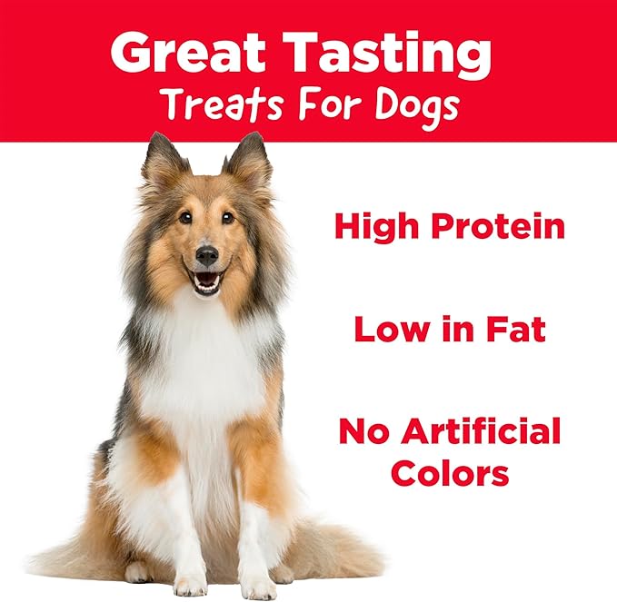 Beef Jerky Tender Dog Treats, High Protein, Low Fat, No Artificial Colors, 32 oz