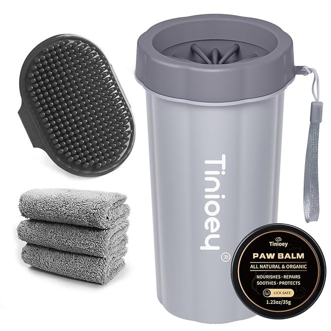 Dog Paw Cleaner for Large Dogs, Dog Paw Washer, Muddy Paw Cleaner, Pet Foot Cleaner, Dog Paw Protector Kit