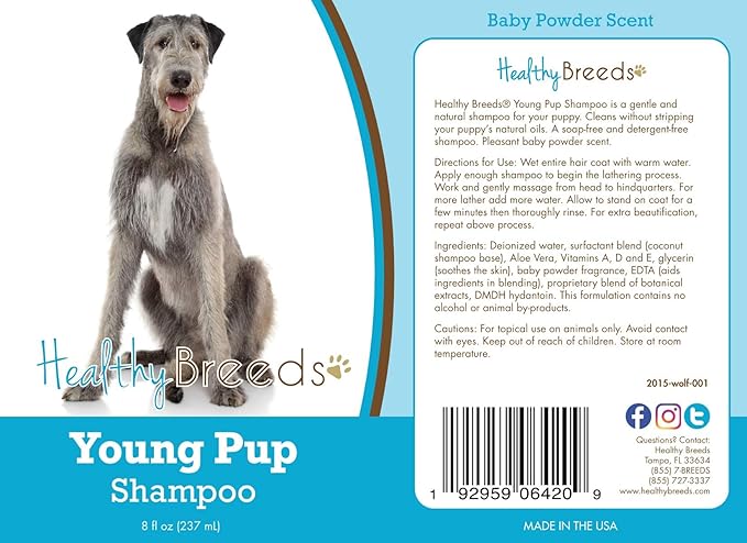 Healthy Breeds Irish Wolfhound Young Pup Shampoo 8 oz