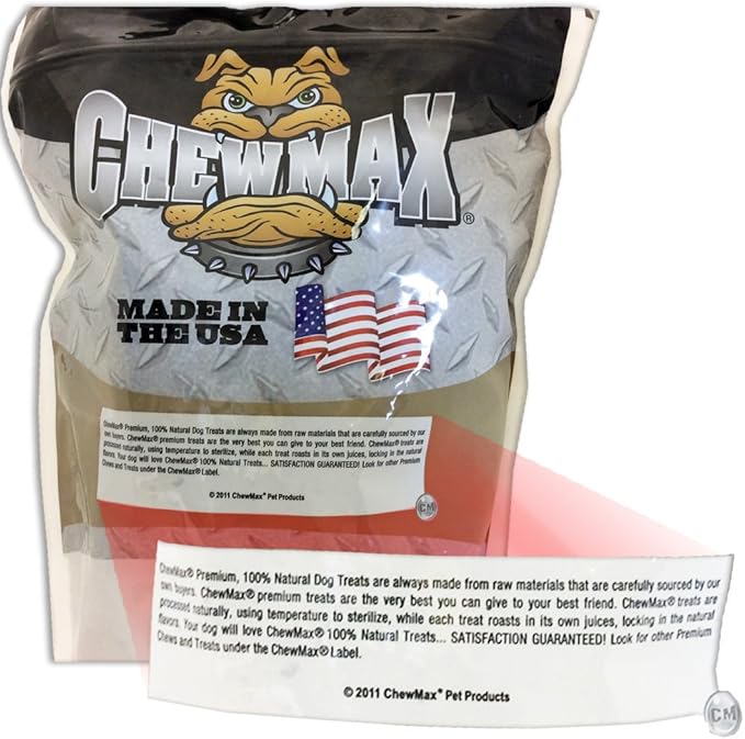 ChewMax Roasted Rib Bones 2.5 Lbs of 100% Natural Roasted Rib Bones Made in the USA