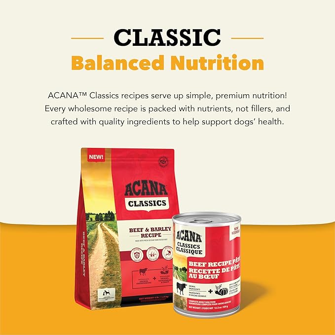 ACANA™ Classics Beef Recipe Pâté Wet Dog Food (Case of 12)