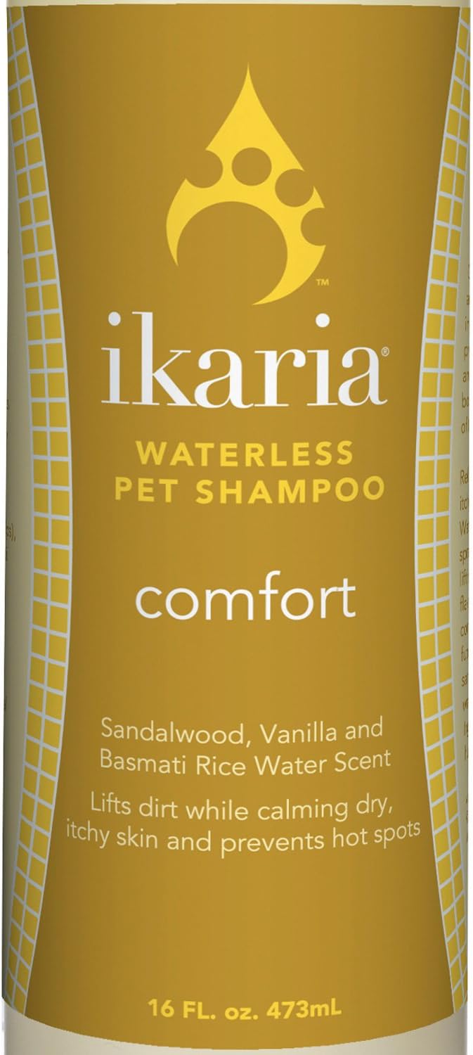 Ikaria IK Waterless Comfort Shampoo, 16-Ounce (Pack of 4)