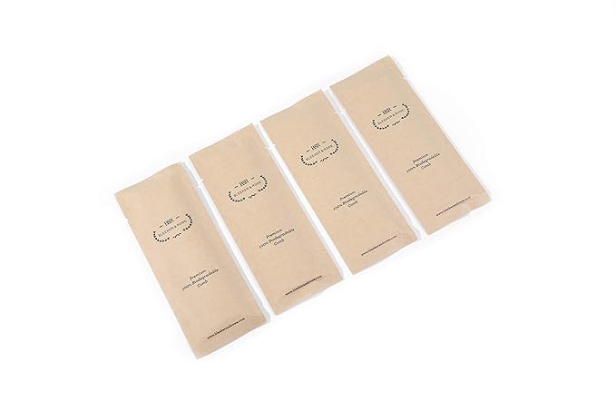 Bleeker and Rowe 100% Biodegradable Combs - Individually wrapped - Environmentally Eco Friendly Bulk Pocket Pet Dog Grooming Hair Lice Combs - Perfect for Macrame (Pack of 15)