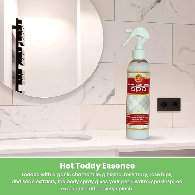 Best Shot Scentament Spa Seasonal Botanical Body Splash, Hot Toddy, 8 oz