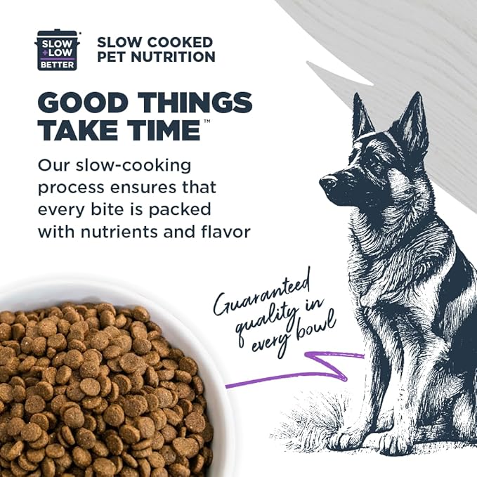 Blackwood Large Breed Dry Dog Food, Whitefish with Ancient Grains, 24 Pound Bag for Adult Dogs, Slow Cooked with Green Mussels to Promote Hip & Joint Health