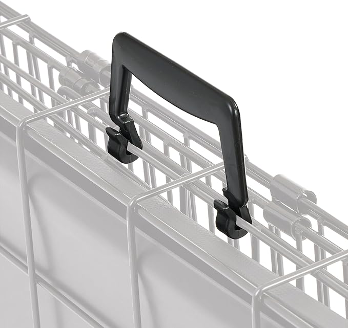 MidWest Homes for Pets Replacement Plastic Handle for Dog Fold and Carry Crate, Black, Handle-1
