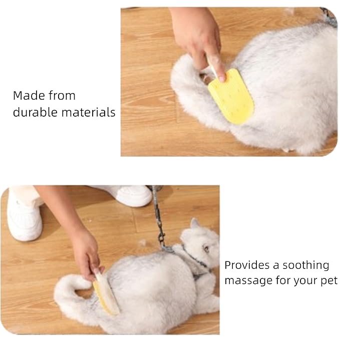 Cat Tongue Comb, Pets Tongue Comb, Ice Cream Cat Tongue Brush, Cat Tongue Licking Hair Comb for Massage, Cleaning, Shedding and Combing, Pet Grooming Brush, Easily Removes Fur Reducing Hairballs