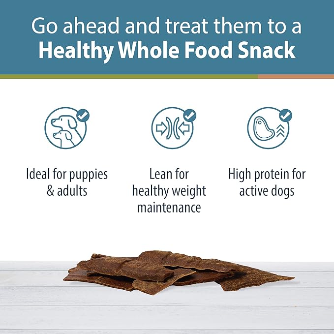 JustFoodForDogs Limited-Ingredient Beef Liver Healthy Dog Treats, Preservative-Free, Made in The USA, 5 oz