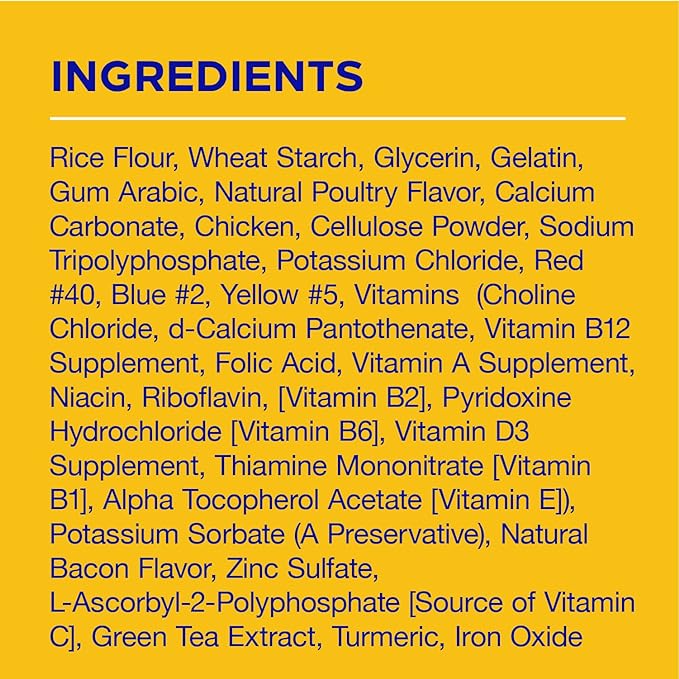 PEDIGREE DENTASTIX Dual Flavor Large Dog Dental Treats, Bacon & Chicken Flavors Dental Bones, 1.47 lb. Pack (32 Treats)