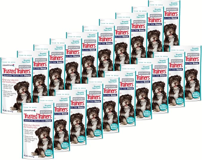 NutriSentials Trusted Trainers Training Treats for Dogs - Soft Dog Treats for Small, Medium & Large Dogs - Chicken Flavor - 20 Pack - 4 oz