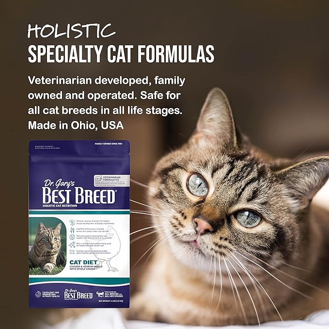 Best Breed Dr. Gary's Freshwater Recipe Made in USA [Natural Dry Dog Food for All Breeds and Sizes] - 26lbs, Dark Brown, 7-22301-88149-1