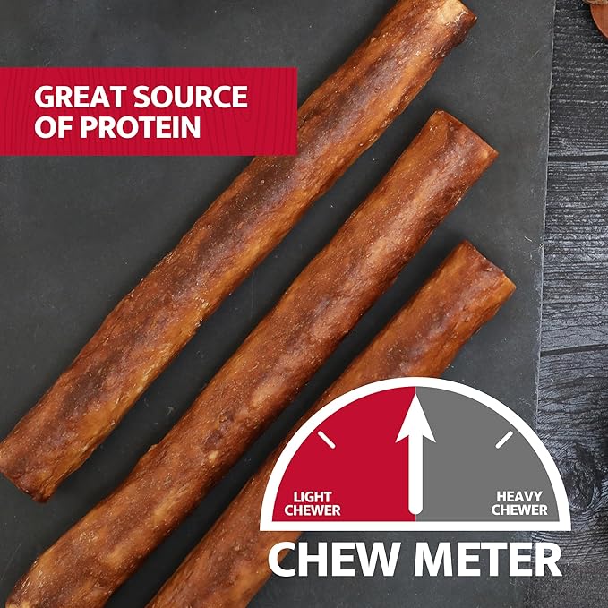 Beef Collagen Sticks for Dogs, Collagen Retriever Roll Real Beef Dog Treat 5" - 4ct, Dog Chews Long Lasting, Rawhide Free for All Dog Breeds