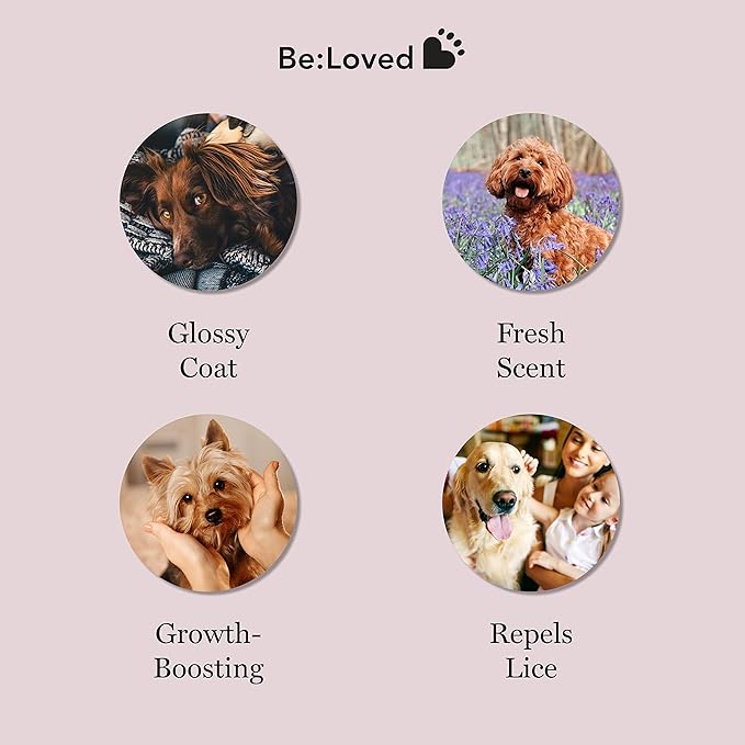 Be:Clean Deep Cleaning Dog Shampoo Bar – 110g – Tea Tree & Green Tea Formula for Glossy Coat & Odor Removal – Natural, Long-Lasting Pet Wash – Approx. 25 Uses