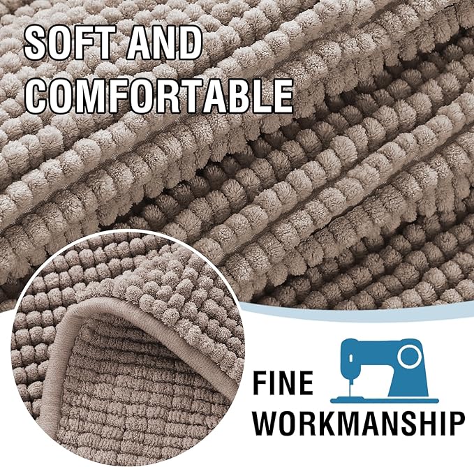 H.VERSAILTEX Plush Chenille Dog Bed Cover Thick Soft Loveseat Cover for 2 Cushion Couch Anti Slip Couch Cover Furniture Protector for Dog, Pet, Cat (35" x 62", Sand)