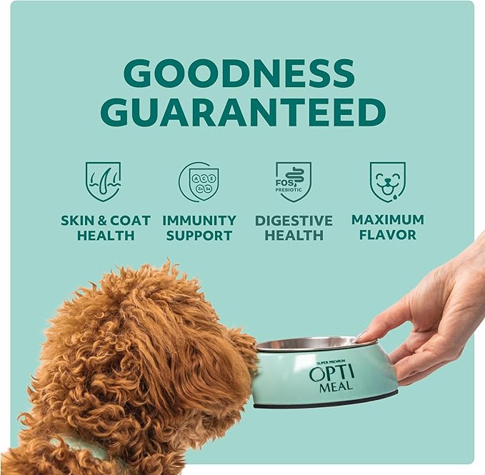 OPtimeal Dry Dog Food for Medium Dogs - Proudly Ukrainian - Dog Food Dry Recipe with High-Protein to Support Healthy Digestion for Medium Breeds (26.5 lbs, Turkey & Rice)