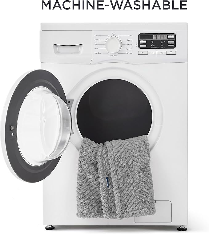 Bedsure Dog Blanket for Large Dogs Washable - Soft Fluffy Puppy Blanket for Bed with Premium 300GSM Coral Fleece, Cozy Calming Cat Blankets for Indoor Cats, Fuzzy Pet Blanket for Doggy, Light Grey