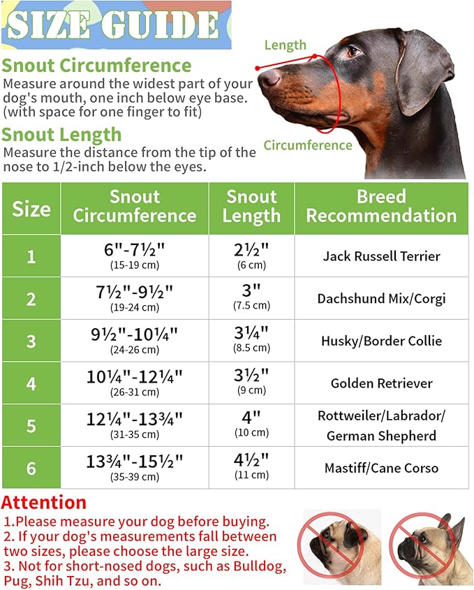 BARKLESS Dog Muzzle, Silicone Basket Muzzle for Small Medium Large Dogs, Soft Cage Muzzle Prevent Biting Chewing, Allow Drinking Panting, Suitable for German Shepherd Graffiti