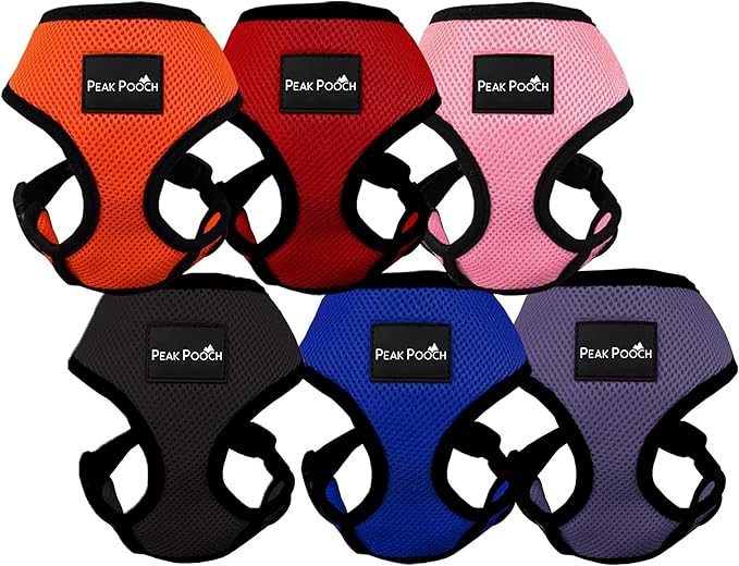 Step in- Dog Harness for Small Dogs No-Pull - Step Instep in Dog Harness - Padded Mesh Fabric Dog Vest - Adjustable Belly Belt & Quick-Snap Clip - Purple - 15 in - Extra Large Dog Harness