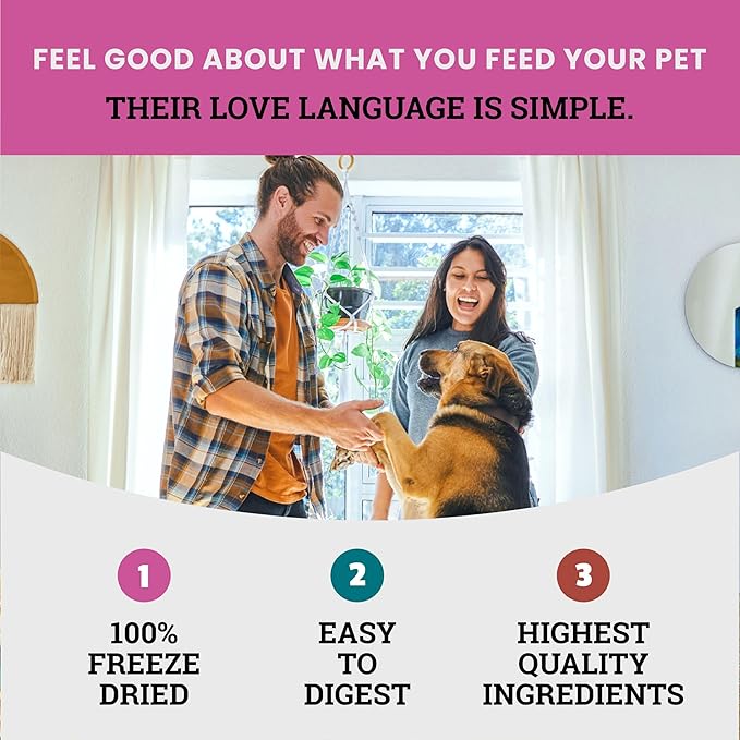 etta says! Eat Simple Freeze-Dried Dog Treats - 100% Natural Variety Pack - Duck, Turkey, and Lamb Protein - Made in USA (2.5 oz Pack of 3)