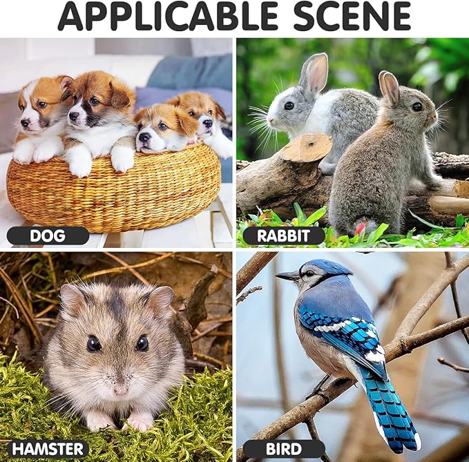 Garneck 2Pcs Plastic Pet Crate Tray Replacement 17.3x11.2'' Bottom Tray for Dog Kennels Rabbit Cages and Small Pets Plastic Dog Crate Pan Crate Bottom Liner Trays