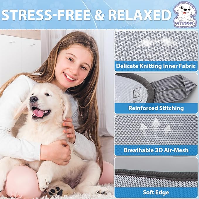 Pet Dog Grooming Hammock Harness for Medium Dogs Nail Trimming, Dog Sling for Cutting Nails, Dog Hanging Holder Hanger with Nail Clippers, Nail File, Scissors